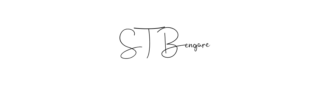 This is the best signature style for the S T Bengare name. Also you like these signature font (Andilay-7BmLP). Mix name signature. S T Bengare signature style 4 images and pictures png