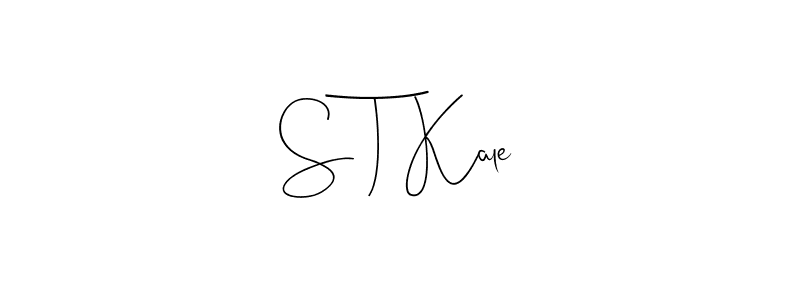 Also we have S T Kale name is the best signature style. Create professional handwritten signature collection using Andilay-7BmLP autograph style. S T Kale signature style 4 images and pictures png