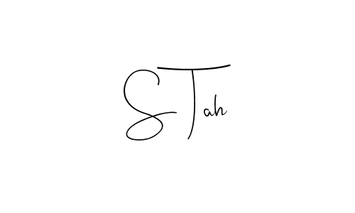 Also we have S Tah name is the best signature style. Create professional handwritten signature collection using Andilay-7BmLP autograph style. S Tah signature style 4 images and pictures png