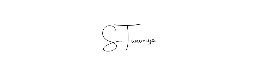 It looks lik you need a new signature style for name S Tanoriya. Design unique handwritten (Andilay-7BmLP) signature with our free signature maker in just a few clicks. S Tanoriya signature style 4 images and pictures png