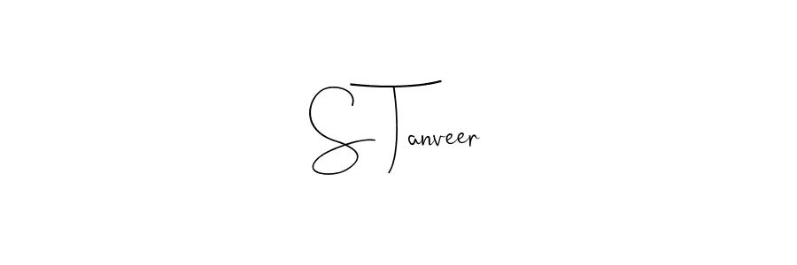 You can use this online signature creator to create a handwritten signature for the name S Tanveer. This is the best online autograph maker. S Tanveer signature style 4 images and pictures png