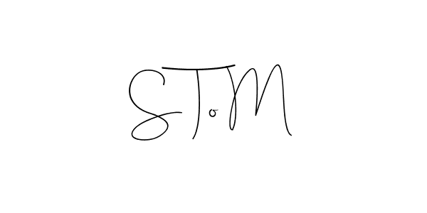 Use a signature maker to create a handwritten signature online. With this signature software, you can design (Andilay-7BmLP) your own signature for name S To M. S To M signature style 4 images and pictures png