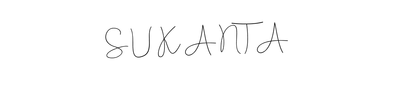 Also You can easily find your signature by using the search form. We will create S U K A N T A name handwritten signature images for you free of cost using Andilay-7BmLP sign style. S U K A N T A signature style 4 images and pictures png