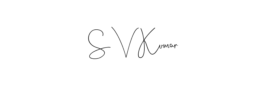 This is the best signature style for the S V Kumar name. Also you like these signature font (Andilay-7BmLP). Mix name signature. S V Kumar signature style 4 images and pictures png