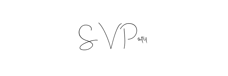 How to Draw S V Patil signature style? Andilay-7BmLP is a latest design signature styles for name S V Patil. S V Patil signature style 4 images and pictures png