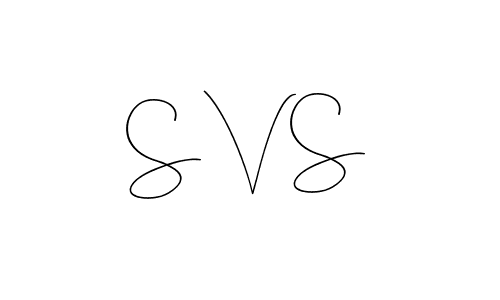 It looks lik you need a new signature style for name S V S. Design unique handwritten (Andilay-7BmLP) signature with our free signature maker in just a few clicks. S V S signature style 4 images and pictures png