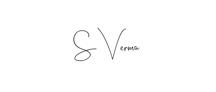 You can use this online signature creator to create a handwritten signature for the name S Verma. This is the best online autograph maker. S Verma signature style 4 images and pictures png