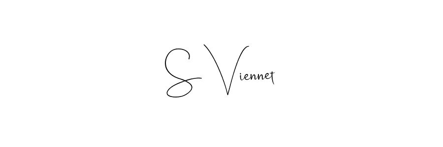 Also we have S Viennet name is the best signature style. Create professional handwritten signature collection using Andilay-7BmLP autograph style. S Viennet signature style 4 images and pictures png
