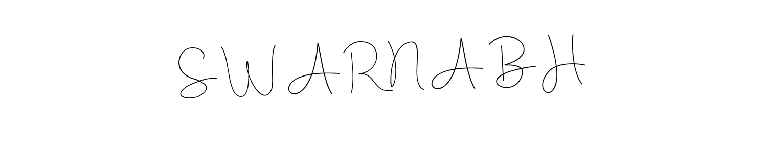 Best and Professional Signature Style for S W A R N A B H. Andilay-7BmLP Best Signature Style Collection. S W A R N A B H signature style 4 images and pictures png