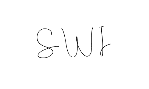 How to make S W I signature? Andilay-7BmLP is a professional autograph style. Create handwritten signature for S W I name. S W I signature style 4 images and pictures png