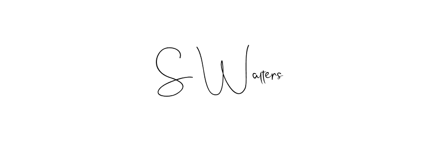 Design your own signature with our free online signature maker. With this signature software, you can create a handwritten (Andilay-7BmLP) signature for name S Walters. S Walters signature style 4 images and pictures png
