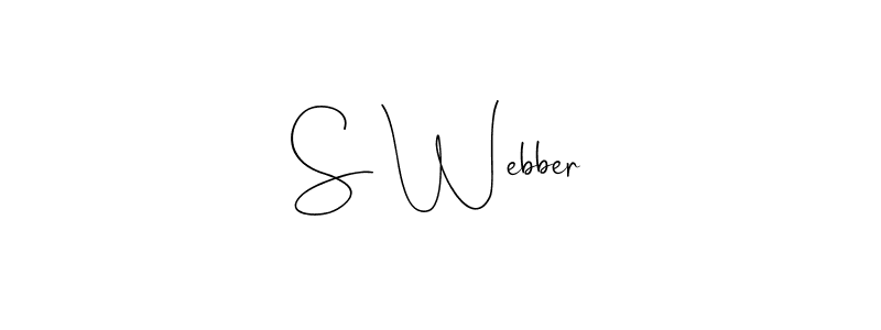 How to make S Webber name signature. Use Andilay-7BmLP style for creating short signs online. This is the latest handwritten sign. S Webber signature style 4 images and pictures png