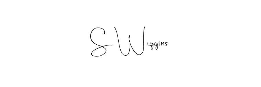 S Wiggins stylish signature style. Best Handwritten Sign (Andilay-7BmLP) for my name. Handwritten Signature Collection Ideas for my name S Wiggins. S Wiggins signature style 4 images and pictures png