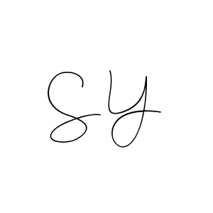 How to make S Y name signature. Use Andilay-7BmLP style for creating short signs online. This is the latest handwritten sign. S Y signature style 4 images and pictures png
