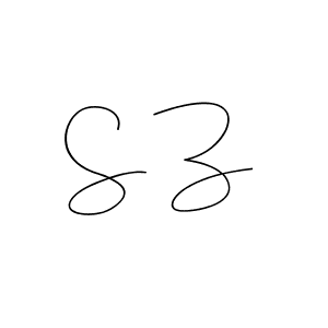 Make a beautiful signature design for name S Z. With this signature (Andilay-7BmLP) style, you can create a handwritten signature for free. S Z signature style 4 images and pictures png