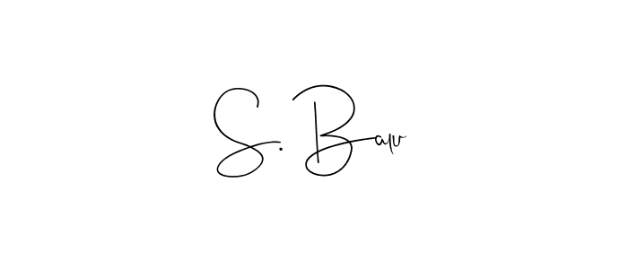 See photos of S. Balu official signature by Spectra . Check more albums & portfolios. Read reviews & check more about Andilay-7BmLP font. S. Balu signature style 4 images and pictures png