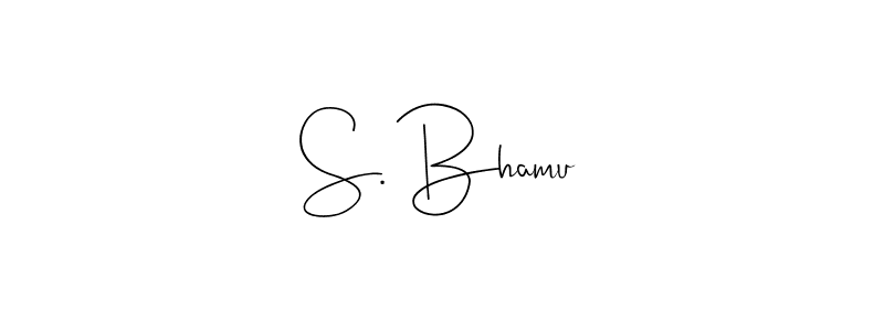 Make a beautiful signature design for name S. Bhamu. Use this online signature maker to create a handwritten signature for free. S. Bhamu signature style 4 images and pictures png