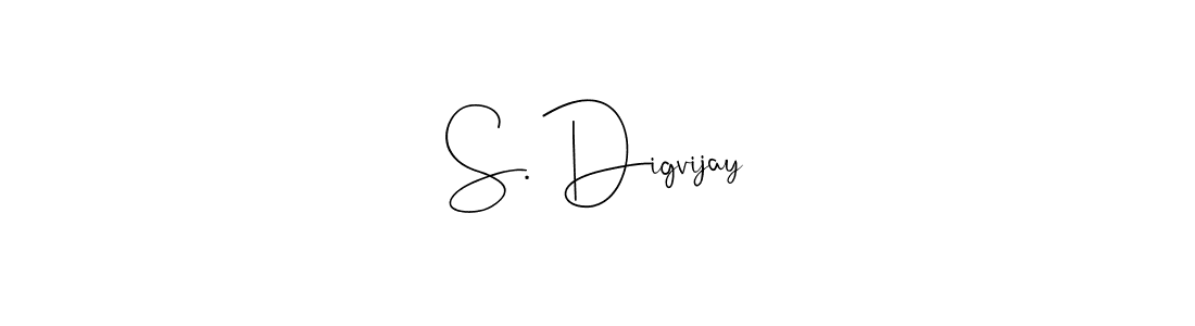 S. Digvijay stylish signature style. Best Handwritten Sign (Andilay-7BmLP) for my name. Handwritten Signature Collection Ideas for my name S. Digvijay. S. Digvijay signature style 4 images and pictures png