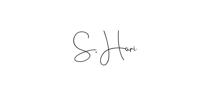 Also we have S. Hari name is the best signature style. Create professional handwritten signature collection using Andilay-7BmLP autograph style. S. Hari signature style 4 images and pictures png