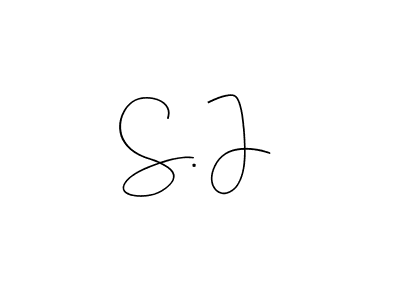 Similarly Andilay-7BmLP is the best handwritten signature design. Signature creator online .You can use it as an online autograph creator for name S. J. S. J signature style 4 images and pictures png