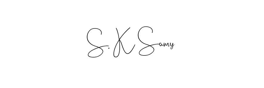 Once you've used our free online signature maker to create your best signature Andilay-7BmLP style, it's time to enjoy all of the benefits that S. K Samy name signing documents. S. K Samy signature style 4 images and pictures png