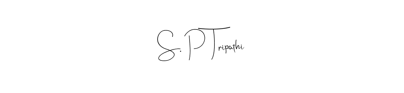 You can use this online signature creator to create a handwritten signature for the name S. P Tripathi. This is the best online autograph maker. S. P Tripathi signature style 4 images and pictures png