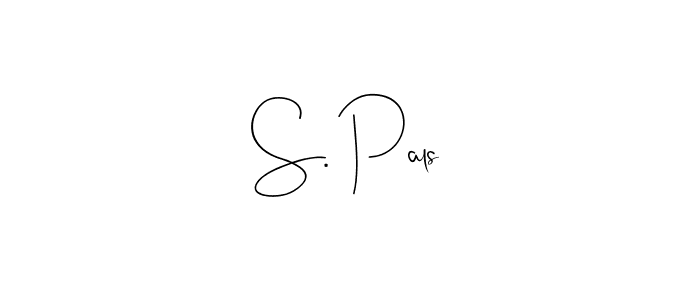 How to make S. Pals signature? Andilay-7BmLP is a professional autograph style. Create handwritten signature for S. Pals name. S. Pals signature style 4 images and pictures png