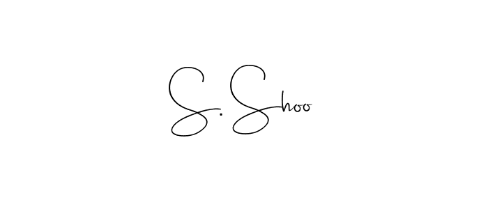 It looks lik you need a new signature style for name S. Shoo. Design unique handwritten (Andilay-7BmLP) signature with our free signature maker in just a few clicks. S. Shoo signature style 4 images and pictures png