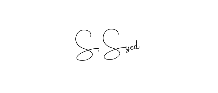 Check out images of Autograph of S. Syed name. Actor S. Syed Signature Style. Andilay-7BmLP is a professional sign style online. S. Syed signature style 4 images and pictures png