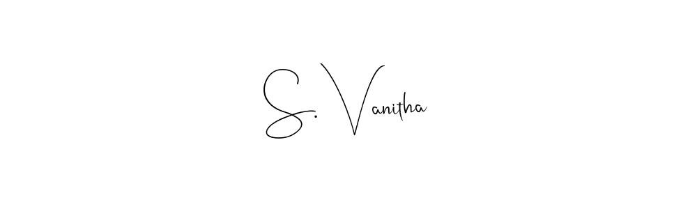 Here are the top 10 professional signature styles for the name S. Vanitha. These are the best autograph styles you can use for your name. S. Vanitha signature style 4 images and pictures png