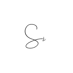 You should practise on your own different ways (Andilay-7BmLP) to write your name (S.i) in signature. don't let someone else do it for you. S.i signature style 4 images and pictures png