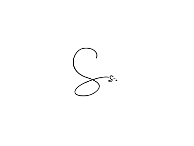 The best way (Andilay-7BmLP) to make a short signature is to pick only two or three words in your name. The name S.s. include a total of six letters. For converting this name. S.s. signature style 4 images and pictures png