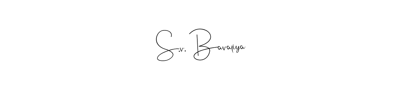 Here are the top 10 professional signature styles for the name S.v. Bavaliya. These are the best autograph styles you can use for your name. S.v. Bavaliya signature style 4 images and pictures png