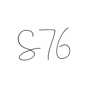 How to make S76 name signature. Use Andilay-7BmLP style for creating short signs online. This is the latest handwritten sign. S76 signature style 4 images and pictures png