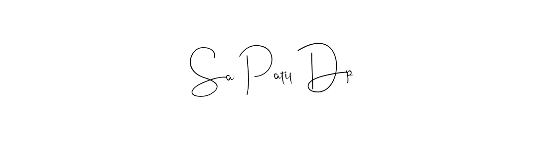 if you are searching for the best signature style for your name Sa Patil Dp. so please give up your signature search. here we have designed multiple signature styles  using Andilay-7BmLP. Sa Patil Dp signature style 4 images and pictures png