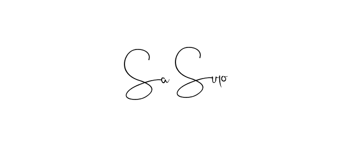 Here are the top 10 professional signature styles for the name Sa Sulo. These are the best autograph styles you can use for your name. Sa Sulo signature style 4 images and pictures png