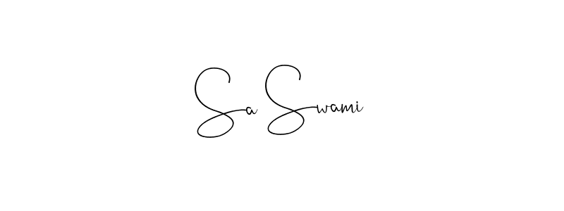 Andilay-7BmLP is a professional signature style that is perfect for those who want to add a touch of class to their signature. It is also a great choice for those who want to make their signature more unique. Get Sa Swami name to fancy signature for free. Sa Swami signature style 4 images and pictures png