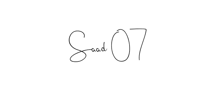 Check out images of Autograph of Saad 07 name. Actor Saad 07 Signature Style. Andilay-7BmLP is a professional sign style online. Saad 07 signature style 4 images and pictures png