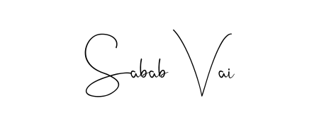 Once you've used our free online signature maker to create your best signature Andilay-7BmLP style, it's time to enjoy signing your documents with Sabab Vai name. Sabab Vai signature style 4 images and pictures png