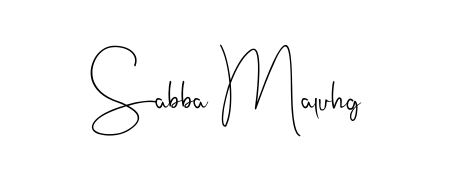 Stand out with a creative autograph for Sabba Maluhg. The Andilay-7BmLP styling blends modern aesthetics with classic signature flourishes. Sabba Maluhg signature style 4 images and pictures png
