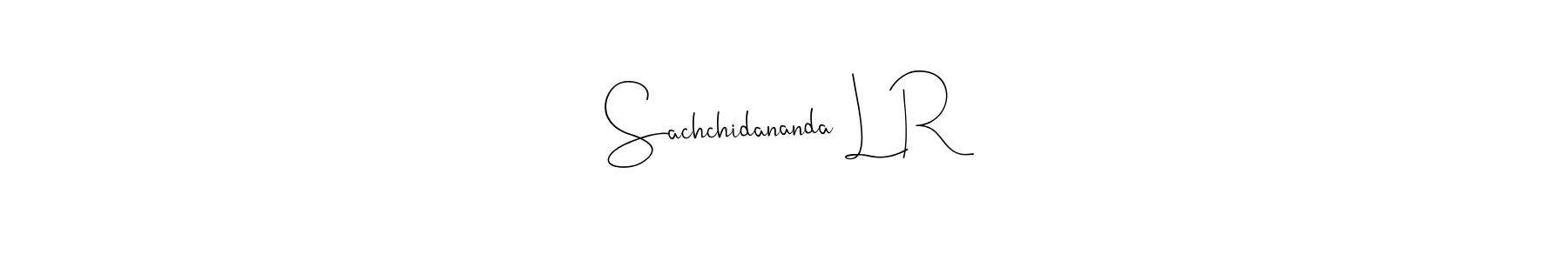 Use a signature maker to create a handwritten signature online. With this signature software, you can design (Andilay-7BmLP) your own signature for name Sachchidananda L R. Sachchidananda L R signature style 4 images and pictures png