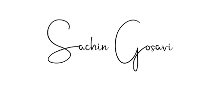 Download transparent PNG signature for name Sachin Gosavi styled with Andilay-7BmLP font. Ready to paste directly into PDF and Word agreements. Sachin Gosavi signature style 4 images and pictures png
