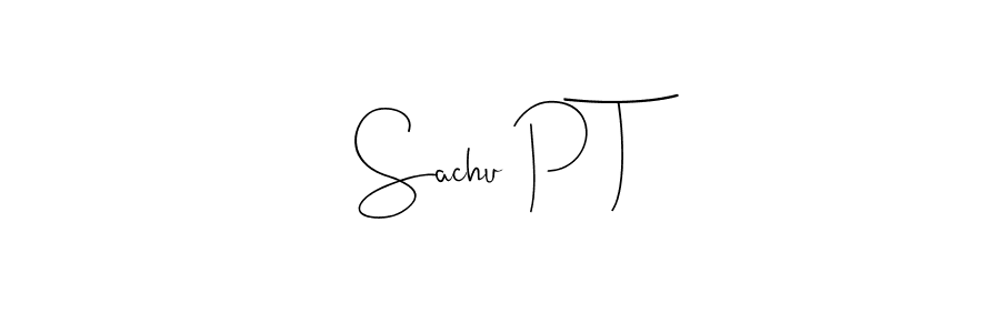 Also You can easily find your signature by using the search form. We will create Sachu P T name handwritten signature images for you free of cost using Andilay-7BmLP sign style. Sachu P T signature style 4 images and pictures png