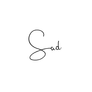 It looks lik you need a new signature style for name Sad. Design unique handwritten (Andilay-7BmLP) signature with our free signature maker in just a few clicks. Sad signature style 4 images and pictures png