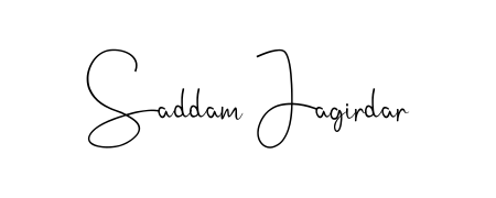Saddam Jagirdar stylish signature style. Best Handwritten Sign (Andilay-7BmLP) for my name. Handwritten Signature Collection Ideas for my name Saddam Jagirdar. Saddam Jagirdar signature style 4 images and pictures png