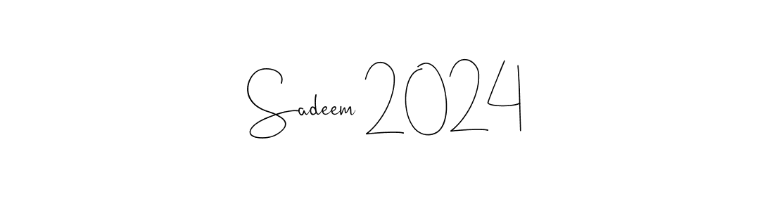 Also You can easily find your signature by using the search form. We will create Sadeem 2024 name handwritten signature images for you free of cost using Andilay-7BmLP sign style. Sadeem 2024 signature style 4 images and pictures png