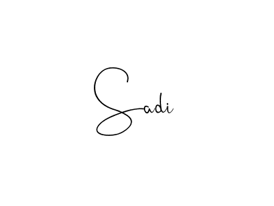 It looks lik you need a new signature style for name Sadi. Design unique handwritten (Andilay-7BmLP) signature with our free signature maker in just a few clicks. Sadi signature style 4 images and pictures png