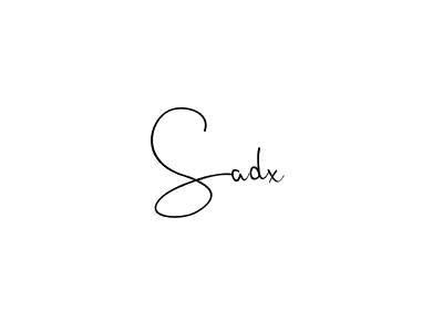 You can use this online signature creator to create a handwritten signature for the name Sadx. This is the best online autograph maker. Sadx signature style 4 images and pictures png