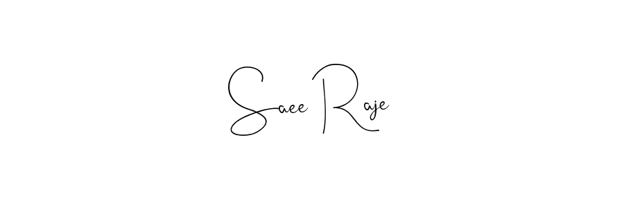 Make a beautiful signature design for name Saee Raje. With this signature (Andilay-7BmLP) style, you can create a handwritten signature for free. Saee Raje signature style 4 images and pictures png