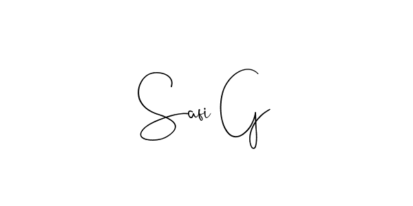 The best way (Andilay-7BmLP) to make a short signature is to pick only two or three words in your name. The name Safi G include a total of six letters. For converting this name. Safi G signature style 4 images and pictures png
